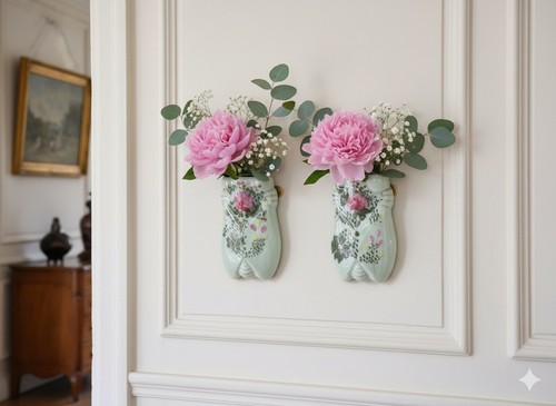 Ancienne paire bouquetiere - paire,