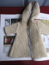 vêtement poupée Modes et Travaux MANTEAU NOVEMBRE 1981 Marie Françoise d'origine