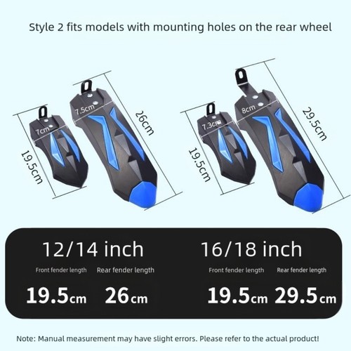 Garde boue épais pour - , vélo