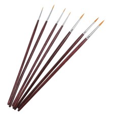  7 Pcs Pinceaux Peinture Huile
