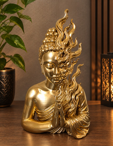 Décoration statuette bouddha - statuette,