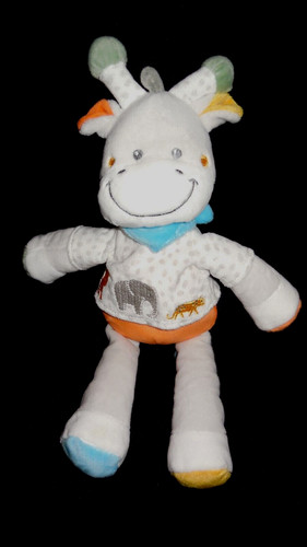 Doudou peluche girafe - peluche,