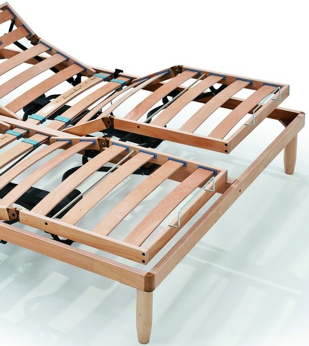 Sommier lectrique lattes en - sommier,