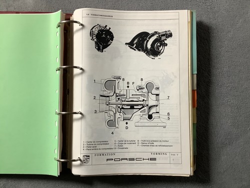 Document officiel porsche 944 - document,
