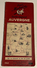 Regional Guide Auvergne Michelin Tyre - 1942 - Very Correct Condition