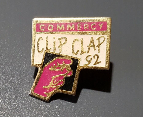 Pin commercy clip clap - -,