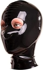 Cagoule en Latex,  Masque In