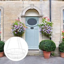  Pots De Fleurs �� Suspendre Suspendu Fer Panier Suspension Plein Air