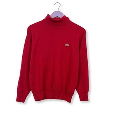 Pull Lacoste Rouge À Col