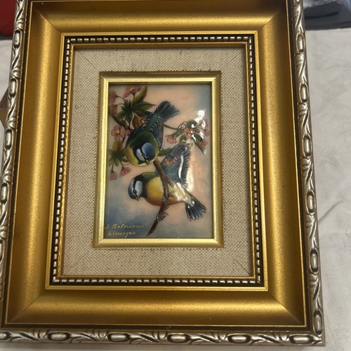 Tableau emaux sur cuivre - emaux,
