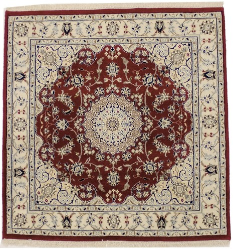 Hand knotted indo - hand-knotted, square