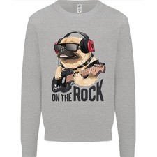Rock N Roll Carlin Drôle Guitare Métal Lourd Hommes Pull