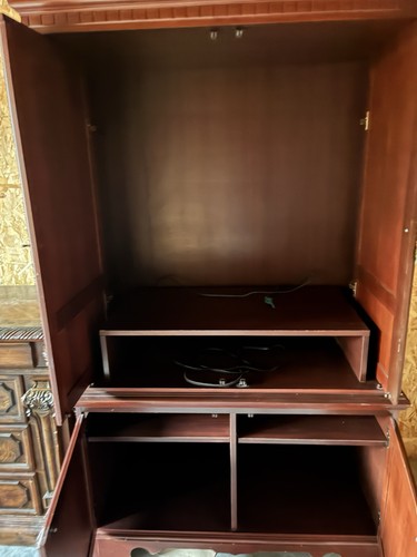Dark wood armoire doors - 4, doors,