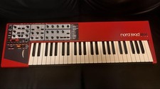 Clavia Nord Lead 2X Virtual Analog Synthesizer Keyboard + Case Power Cable Teste