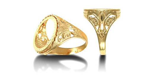Monture bague - monture, de