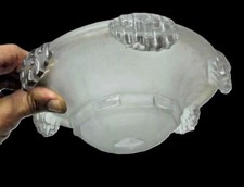 TULIPE VERRE de lustre type EZAN  ideal   lampe ART DECO N°4  