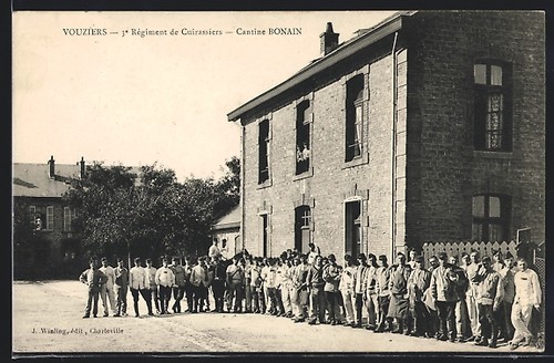Cpa vouzièrs règiment - vouzièrs,, de