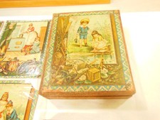 Wooden Cubes Set Drawing Based on Chrome