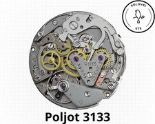 POLJOT 3133 VINTAGE SOVIET WATCH PARTS CHRONOGRAPH ussr