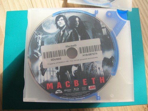 Blu ray boitier slim macbeth - slim,