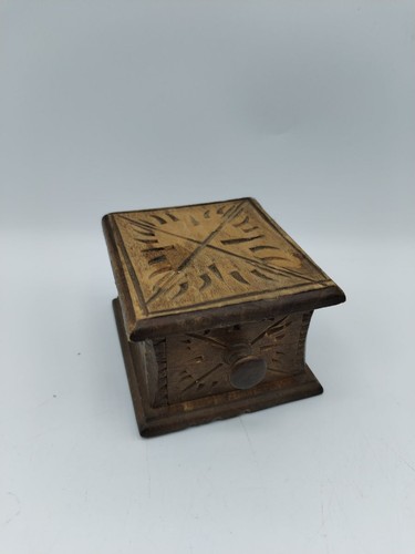 Petite boîte tiroir bois - #xt,
