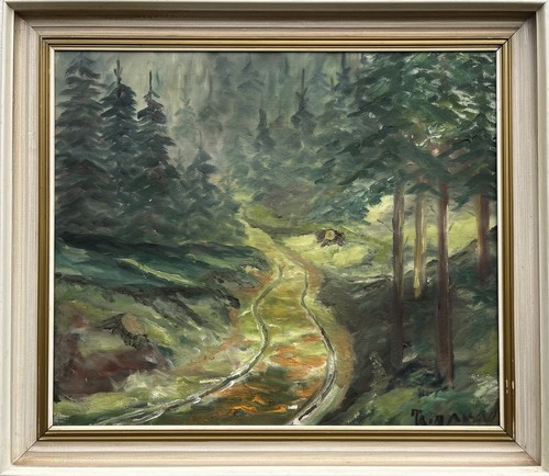 Huile sur toile - sur,