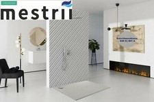 Receveur De Douche Extraflat Gris Carré Rectangle Quart De Cercle Effet Pierre