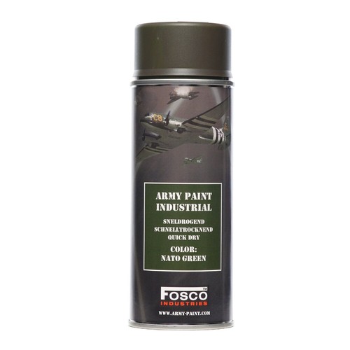 Bombe peinture vert - vert, otan