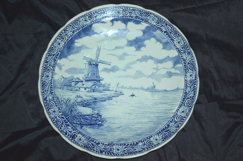 Vintage large delfts boch - large,