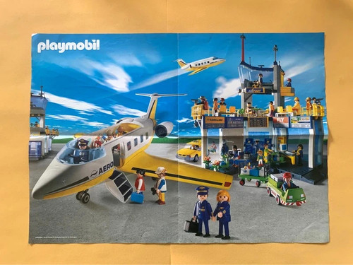 Playmobil poster avion de - poster,