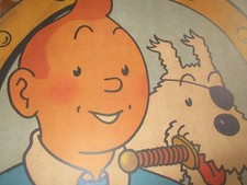 Tintin ; Rare PLV Cartonné -