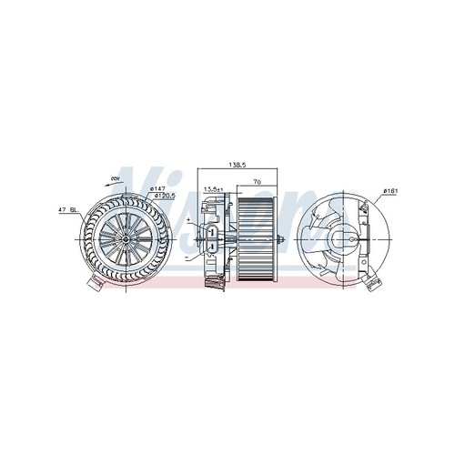 Moteur électrique pulseur air - électrique,