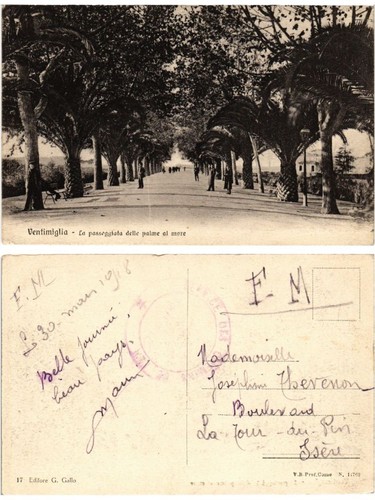 Cpa ventimiglia la - ak,