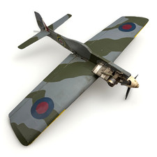 RC Plane Balsa Wood? w Enya 35 Model: 5224 w Tank & Zingali Propeller AS IS VTG