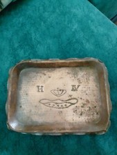 Ancien Petit Plateau en Cuivre