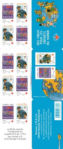 France carnet croix rouge - france.,