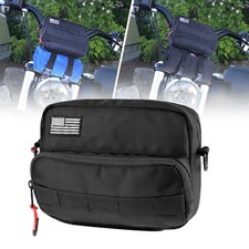 Universal Motorcycle Handlebar Bag Front Fork Bag for Softail Sportster Fat Boy