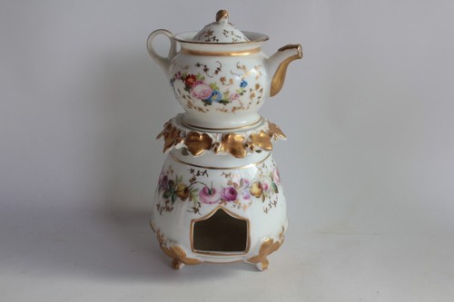 Tisanière porcelaine xixe - tisanière,