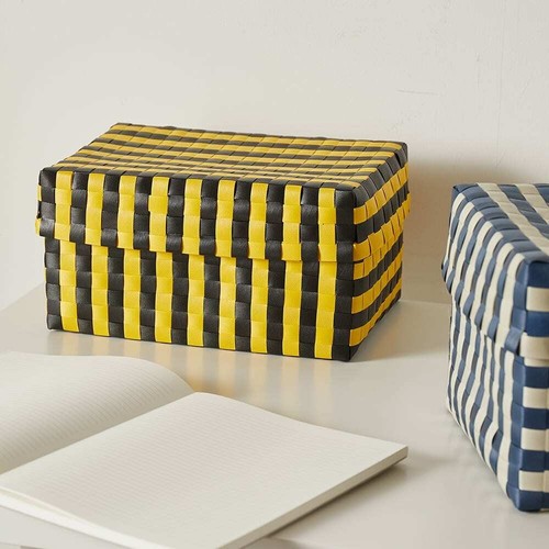 Hay maxim stripe storage box - hay,