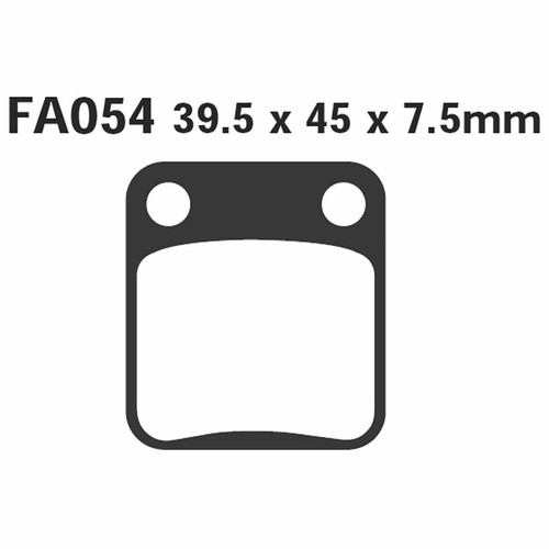 Paire plaquettes ebc fa054tt - ebc,