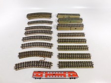 29X Märklin H0 00 AC Pièce De Rail M-Gleis Hohlprofil Pour 3600 800 #DJ652-2