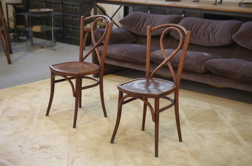 Paire chaises bistrot en - chaises,
