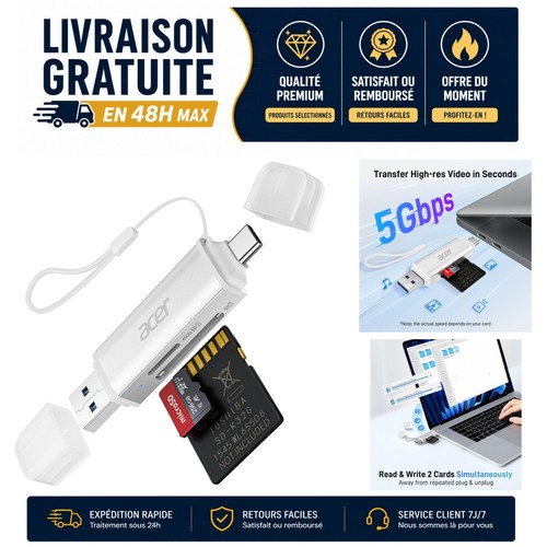 Lecteur cartes acer usb - lecteur, usb-c