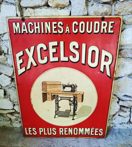 Excelsior tole publicitaire - -tole,