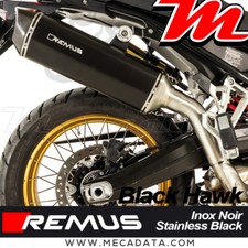 Silencieux Pot d'échappement REMUS Black Hawk racing BMW F 850 GS 2019