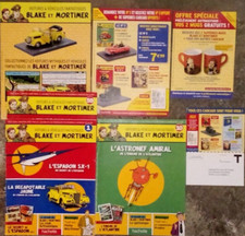 3 Booklets - Fantastic Vehicles Blake and Mortimer (Hachette) + Flyer Pub