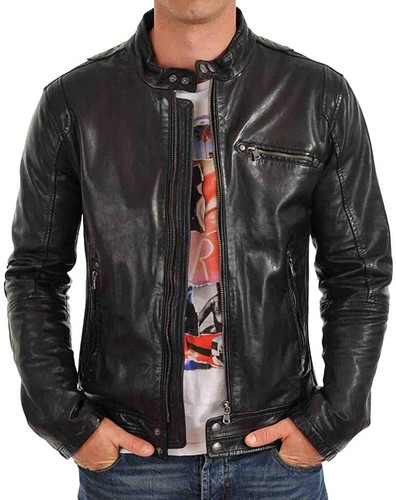 Nouveau veste cuir agneau - veste, d'agneau