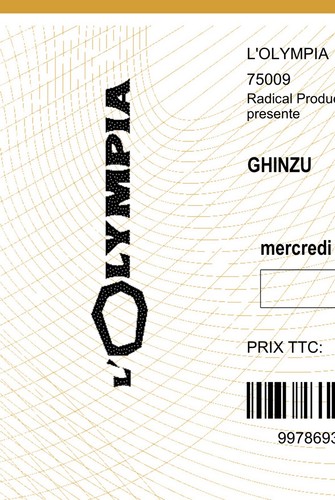 Billets concert ghinzu - billets,