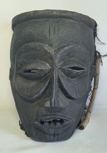 07m5 ancien masque africain - ancien,