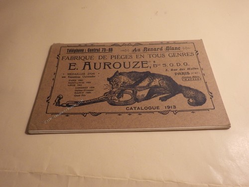 1913 catalogue aurouze piege - 1913.catalogue, aurouze.piege